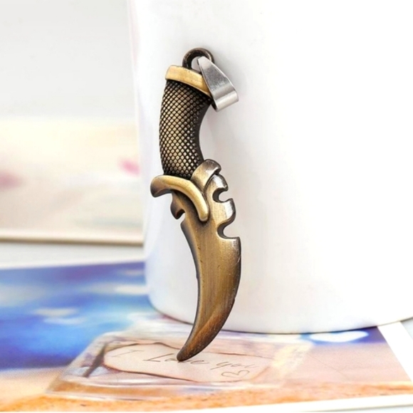 Other - NEW! Hunting Knife Pendant Necklace - Great Gift